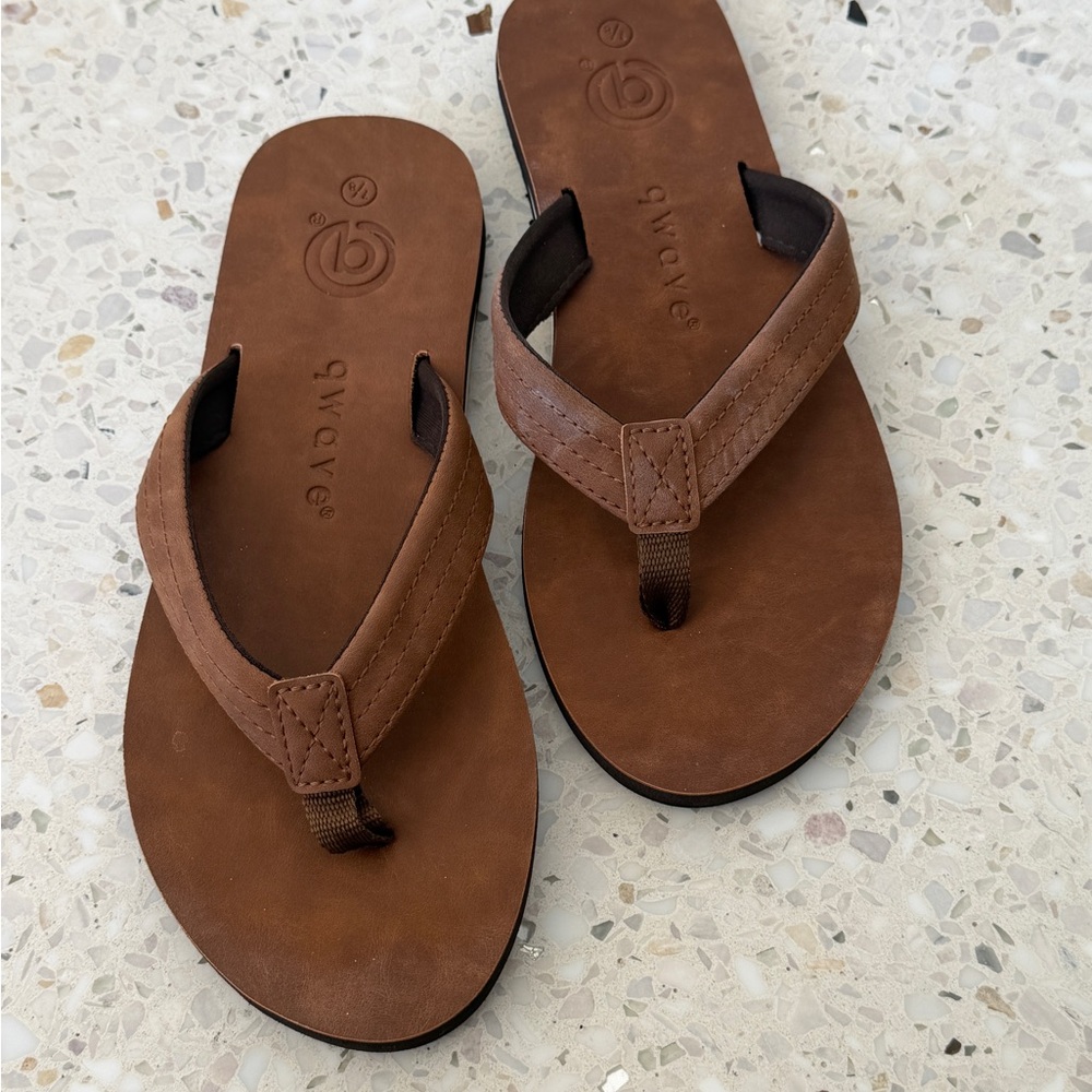 Brown Women's Flip Flops